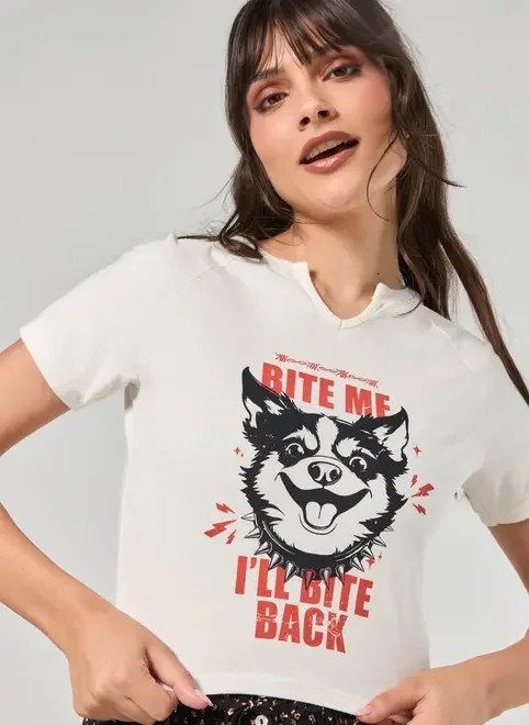 blusa raglan estampa doguinho blusa raglan estampa doguinho