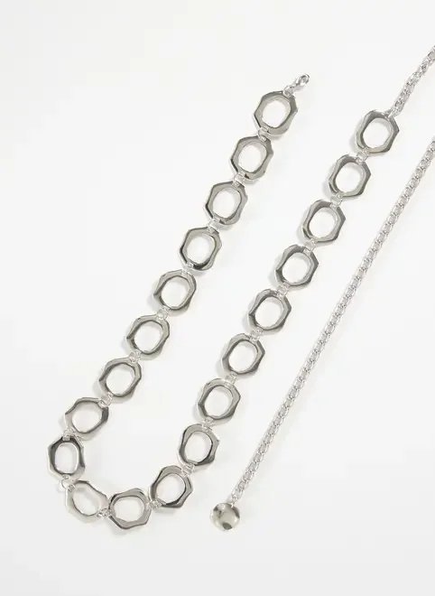 cinto bodychain elos prateados cinto bodychain elos prateados