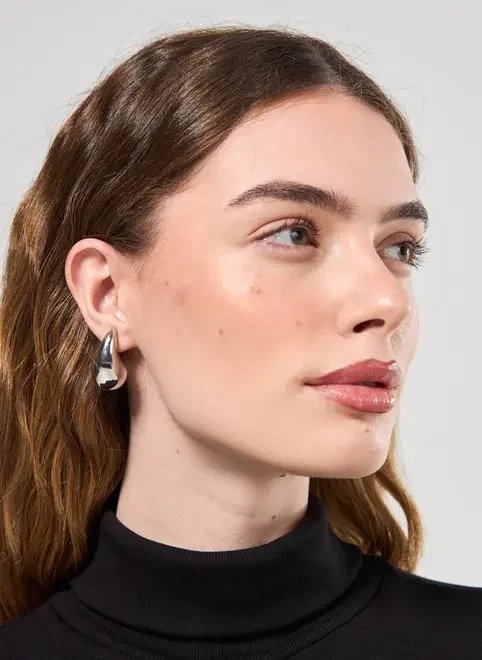 conjunto 3 brincos prateados gota conjunto 3 brincos prateados gota