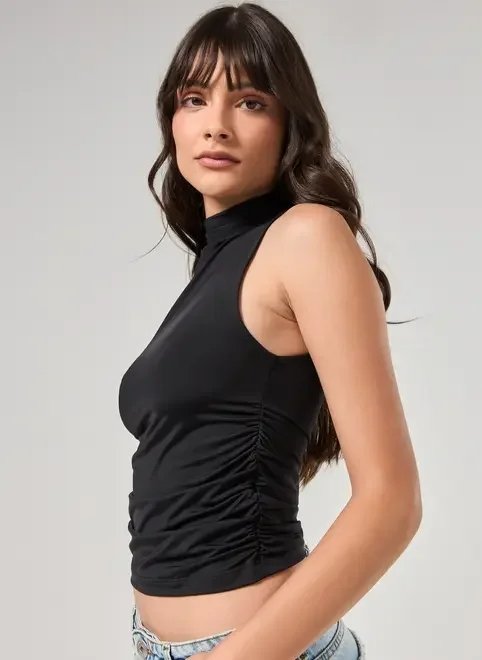 regata poliamida gola alta regata poliamida gola alta