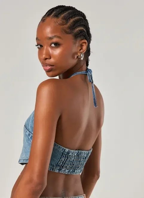 cropped jeans frente única cropped jeans frente única