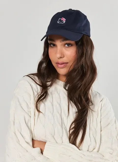 boné marinho bordado hello kitty boné marinho bordado hello kitty