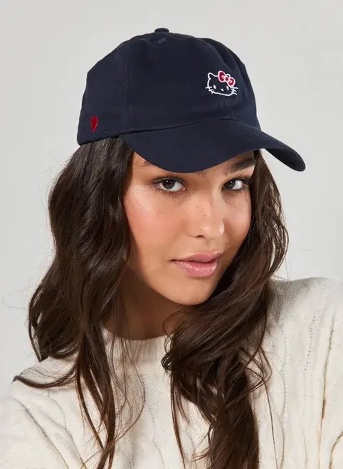 boné marinho bordado hello kitty boné marinho bordado hello kitty