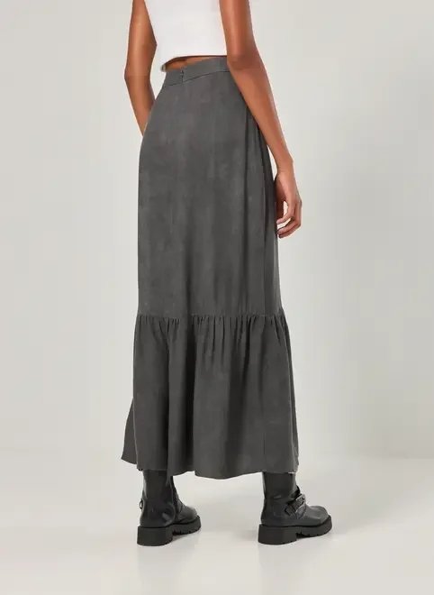 saia longa preta estonada saia longa preta estonada