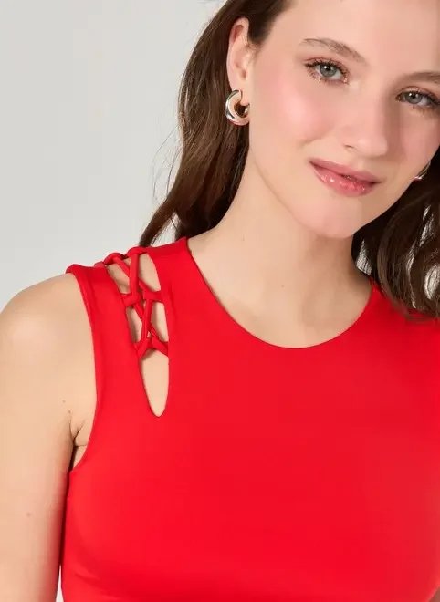 cropped poliamida amarração ombro cropped poliamida amarração ombro