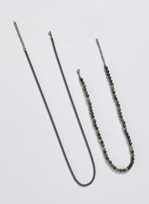 conjunto corrente e colar verde conjunto corrente e colar verde