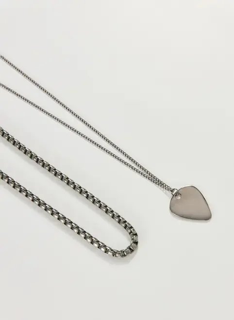 conjunto 2 colares palheta conjunto 2 colares palheta