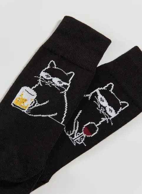 meia preta gatos vinho e cerveja meia preta gatos vinho e cerveja