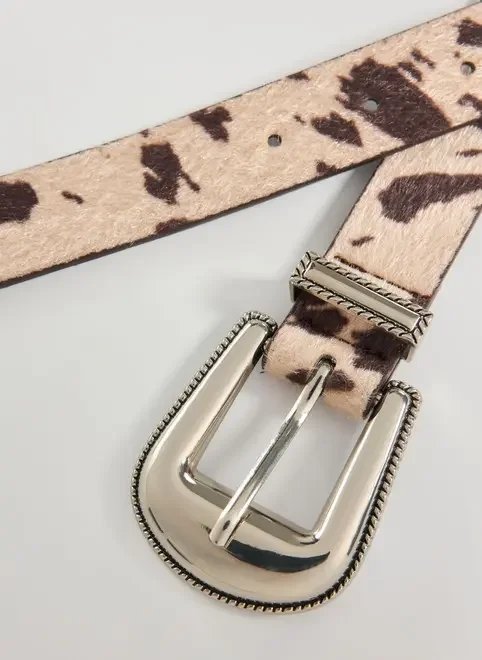 cinto estampado vaquinha cinto estampado vaquinha