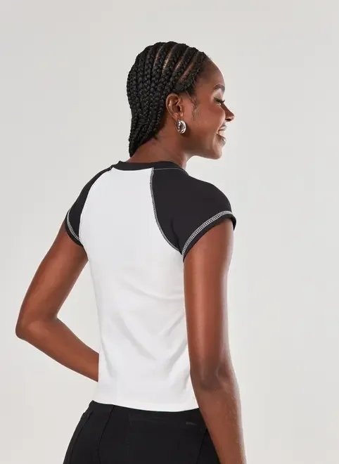 mini tee raglan grafite cachorro mini tee raglan grafite cachorro