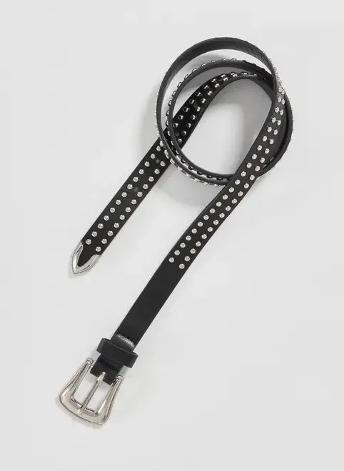 cinto western poliuretano preto studs cinto western poliuretano preto studs