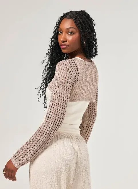 super cropped tricô com brilho super cropped tricô com brilho