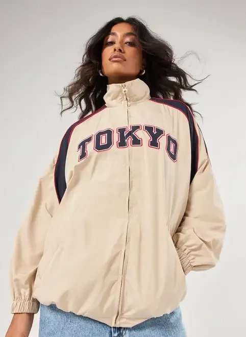 jaqueta oversized areia tokyo jaqueta oversized areia tokyo