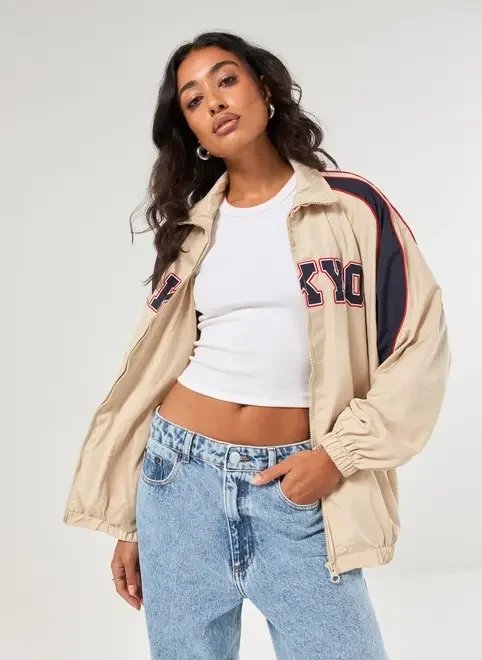 jaqueta oversized areia tokyo jaqueta oversized areia tokyo