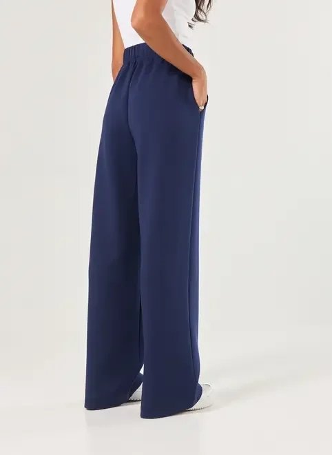 calça moletom reta marinho calça moletom reta marinho