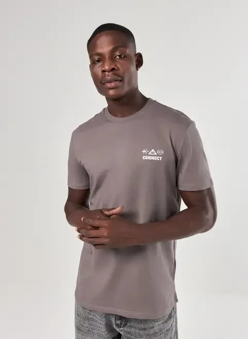 camiseta regular chumbo connect camiseta regular chumbo connect