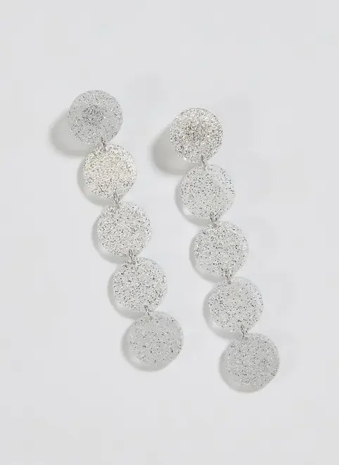 brinco círculos glitter brinco círculos glitter