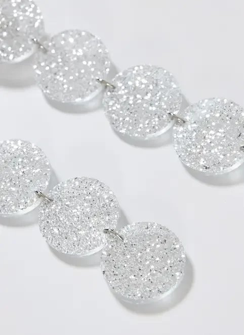 brinco círculos glitter brinco círculos glitter