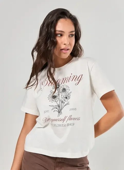 camiseta off-white flores camiseta off-white flores