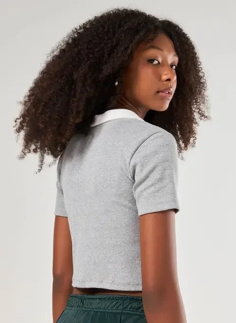 cropped polo ribana cropped polo ribana