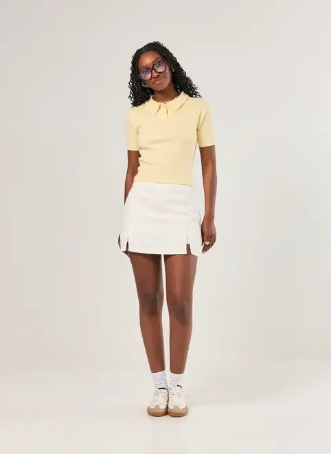 cropped polo ribana cropped polo ribana