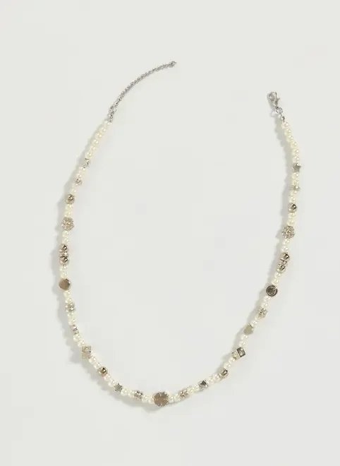 colar pérolas artificiais e miçangas fun colar pérolas artificiais e miçangas fun