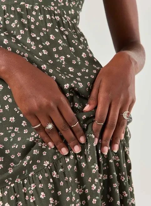 conjunto 5 anéis preteados sol e lua conjunto 5 anéis preteados sol e lua