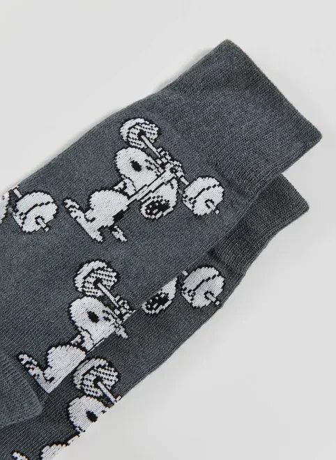 meia cinza snoopy maromba meia cinza snoopy maromba