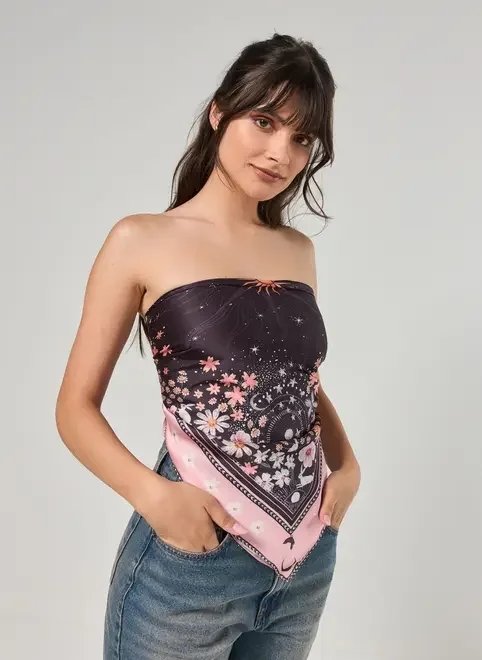 max lenço cinza estampa florida max lenço cinza estampa florida