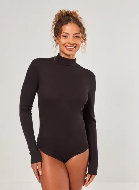 body manga longa preto costas abertas body manga longa preto costas abertas