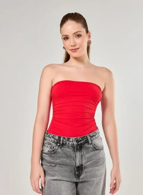 body poliamida decote reto vermelho body poliamida decote reto vermelho