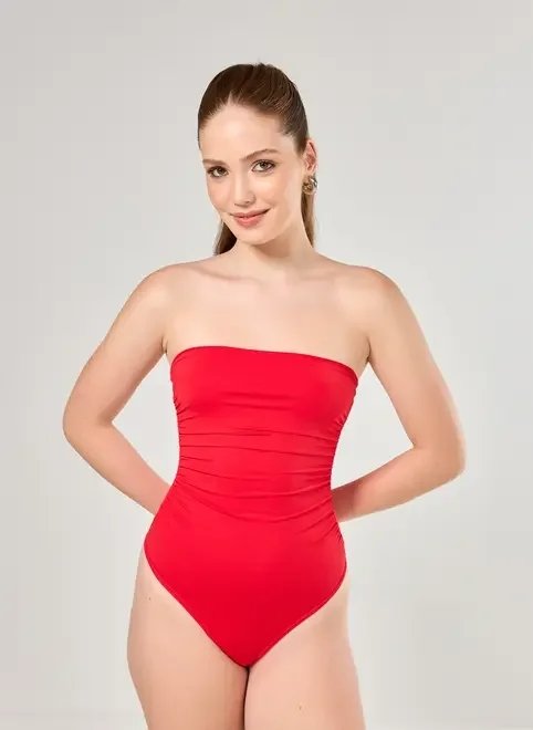 body poliamida decote reto vermelho body poliamida decote reto vermelho