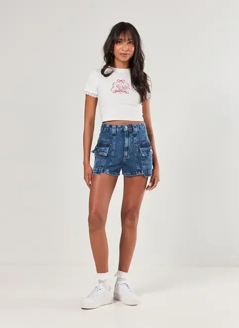 short jeans mom bolsos alongados short jeans mom bolsos alongados