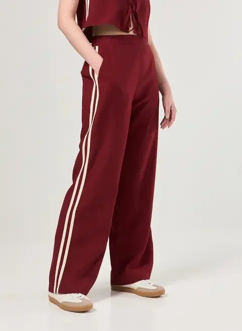 calça reta listra lateral calça reta listra lateral