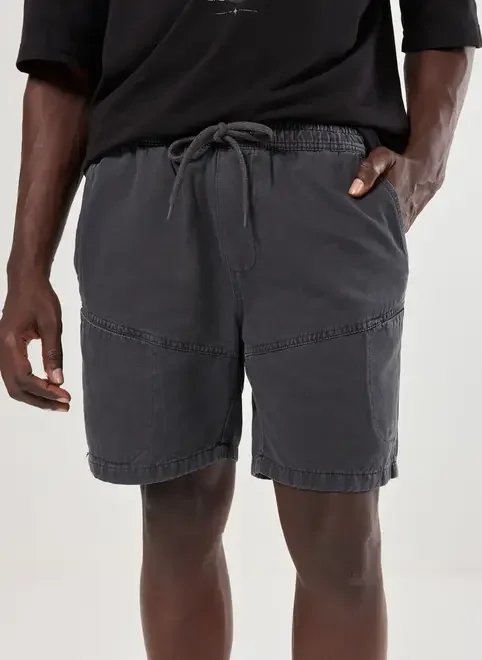 bermuda sarja chumbo bermuda sarja chumbo