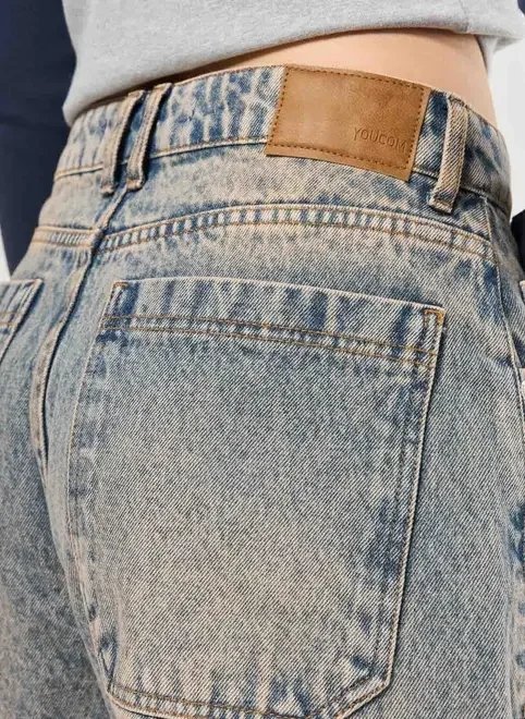 calça jeans dirty oversized cintura baixa calça jeans dirty oversized cintura baixa