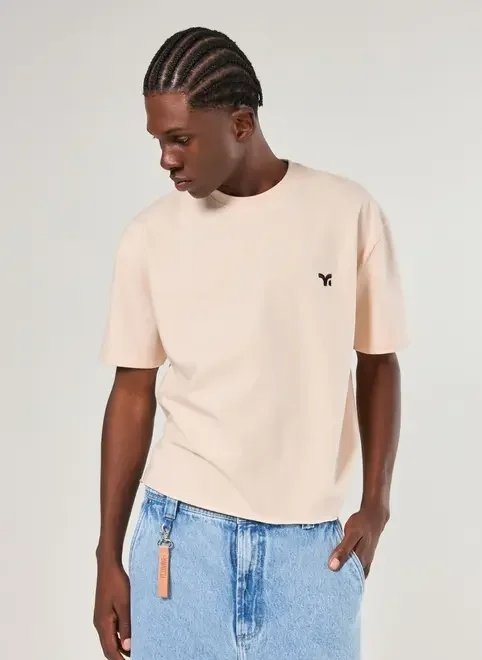 camiseta box areia bordado camiseta box areia bordado