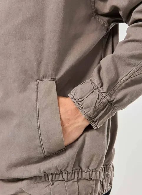 jaqueta sarja bomber chumbo jaqueta sarja bomber chumbo