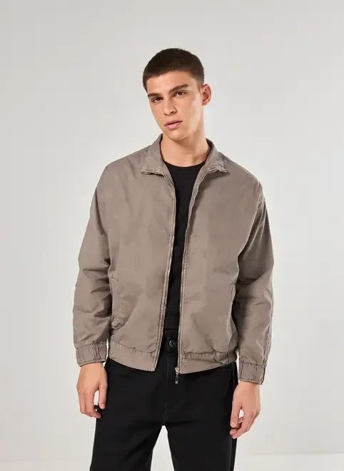 jaqueta sarja bomber chumbo jaqueta sarja bomber chumbo