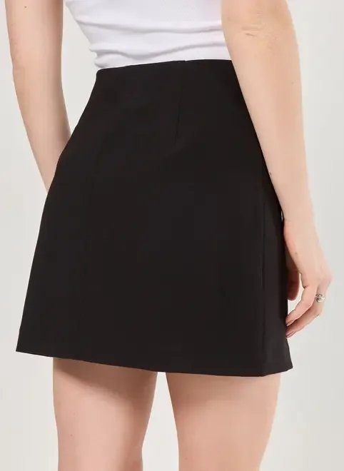 saia com short alfaiataria preta saia com short alfaiataria preta
