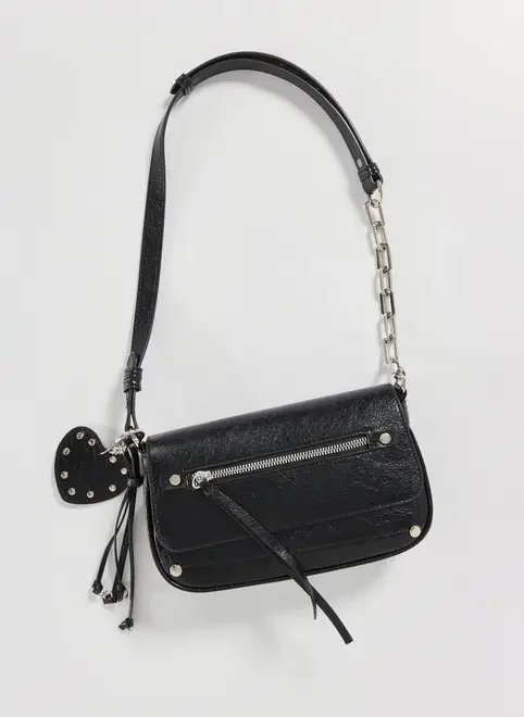 bolsa baguete poliuretano preto bolsa baguete poliuretano preto