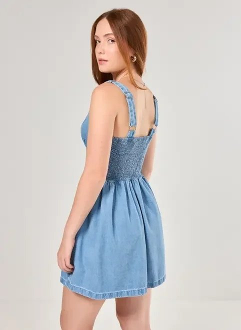 vestido jeans corsetado vestido jeans corsetado