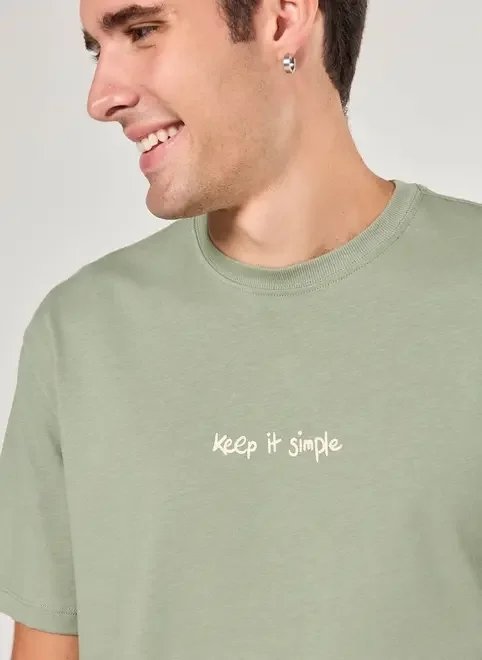 camiseta comfort verde simple camiseta comfort verde simple