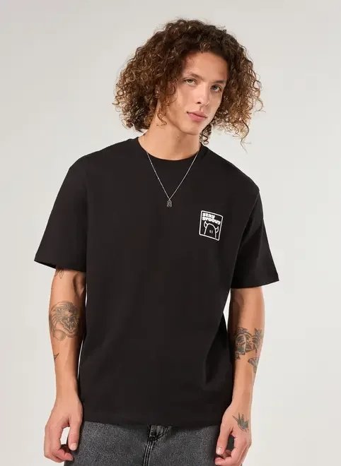 camiseta comfort preta groovy camiseta comfort preta groovy