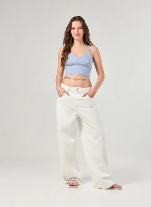 regata tricô fios metalizados regata tricô fios metalizados