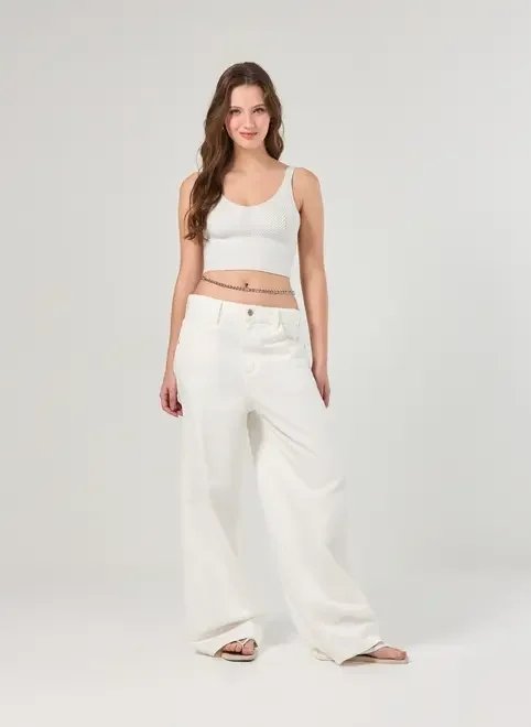 regata tricô fios metalizados regata tricô fios metalizados