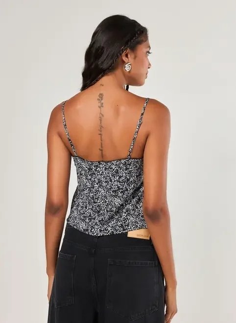 regata alcinha preta florida regata alcinha preta florida