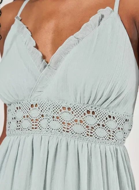 vestido curto babados verde menta vestido curto babados verde menta