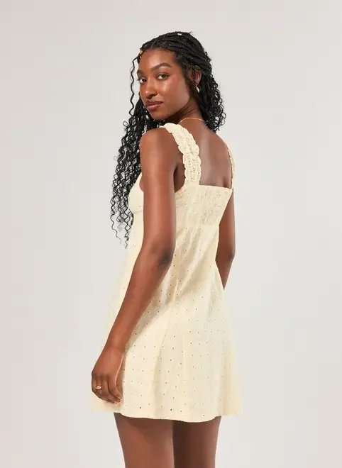 vestido broderie amarelo manteiga vestido broderie amarelo manteiga