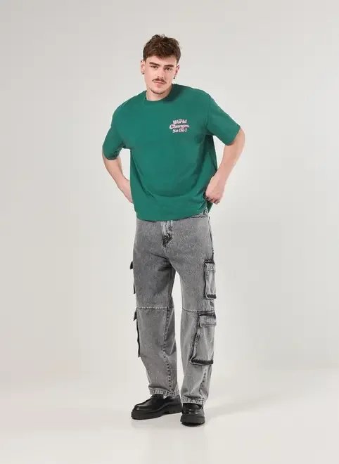 calça jeans baggy cargo calça jeans baggy cargo